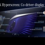 MBUX Hyperscreen: Co-driver display