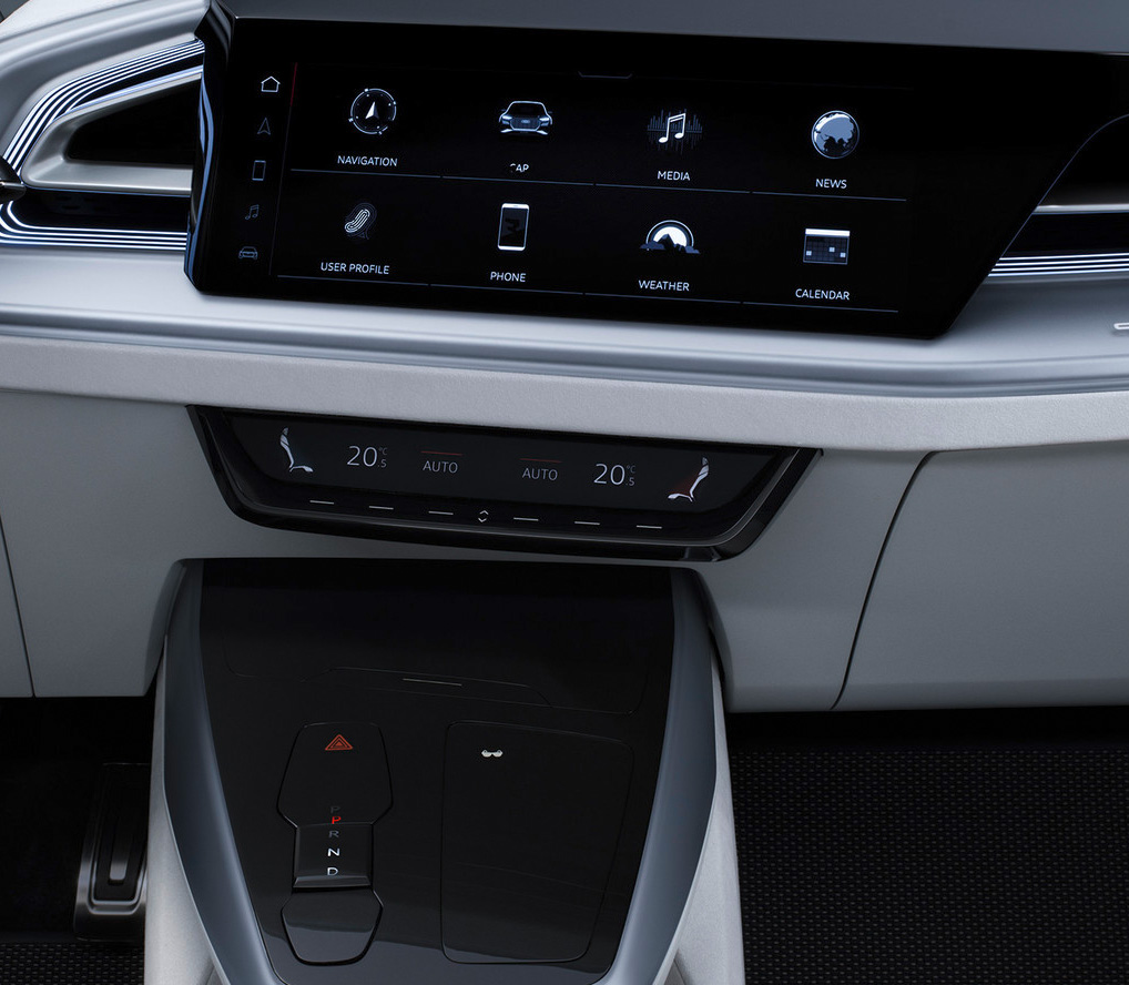 Interiér studie Audi Q4 Sportback e-tron