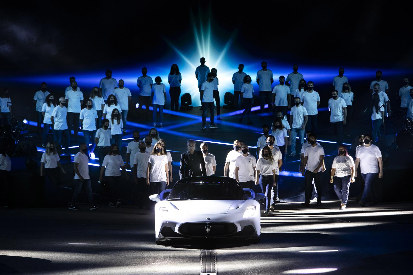 Show MMXX: Time to be Audacious u příležitosti světové premiéry Maserati MC20 se odehrála v září 2020 v italské Modeně