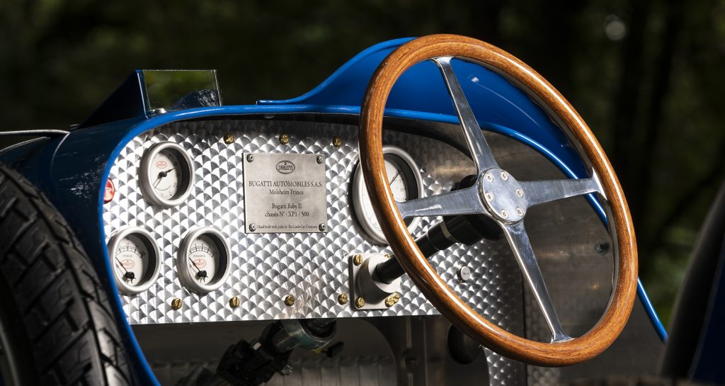 Každý z 500 ks Bugatti Baby II bude mít na palubní desce číslovanou plaketu